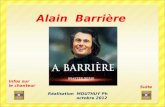 Alain Barrière Suite Infos sur le chanteur Réalisation MOUTHUY Ph octobre 2012.