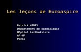 Les leçons de Euroaspire Patrick HENRY Département de cardiologie Hôpital Lariboisiere AP-HP Paris.