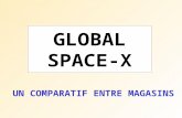 GLOBAL SPACE-X UN COMPARATIF ENTRE MAGASINS. GLOBAL SPACE-X LES INFORMATIONS SONT CONSOLIDEES SUR UNE BASE MULTI-MAGASINS APPELEE : GLOBAL SPACE-X CETTE.