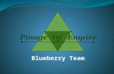 Blueberry Team. I. Présentation du Projet II. Présentation du Planning de Réalisation.