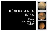 Par: Hailey & Mitch DÉMÉNAGER A MARS. Quelles sont les conditions à Mars? Mars est un planète qui a un des plus intéressent terrains dans notre système.