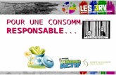 Atelier offert par le RÉSEAU IN-TERRE-ACTIF du Comité de Solidarité/Trois-Rivières POUR UNE CONSOMMATION RESPONSABLE...