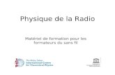 Matériel de formation pour les formateurs du sans fil Physique de la Radio.
