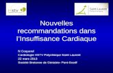 Nouvelles recommandations dans lInsuffisance Cardiaque N Coquerel Cardiologie HSTV Polyclinique Saint Laurent 22 mars 2013 Société Bretonne de Gériatrie-