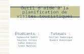 Outil daide à la planification de visites touristiques Étudiants : Fedaouche Nabil Gautier Gilles Sabas Romaric Simon Mathieu Tuteurs : Feillet Dominique.
