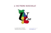 L'ACTION SOCIALE Le site de la FSU50 :://sd50.fsu.fr Adresse électronique :fsu50@fsu.fr.