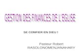 Pasteur Robert RASOLONOMENJANAHARY SE CONFIER EN DIEU !