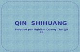 QIN SHIHUANG Proposé par Nghiêm Quang Thai JJR 65.