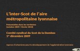 Linter-Scot de laire métropolitaine lyonnaise Agence durbanisme pour le développement de lagglomération lyonnaise Présentation dans les territoires (octobre.