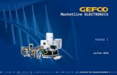 GEFCO Marketing Groupe Marketline ELECTRONICS Auteur 1 Juillet 2010.