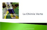 1 Journée de formation Chime et Développement Durable, La Chimie verte.