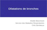 Dilatations de bronches Elodie Blanchard Service des Maladies Respiratoires CHU Bordeaux