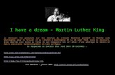 I have a dream – Martin Luther King Le discours fut prononcé sur les marches du Lincoln Memorial pendant la Marche vers Washington pour le travail et la.