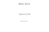 BIA 2011 Option ULM CIRAS de Rouen. Règlementation.