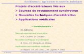 A. MosnierJournées de Prospectives DAPNIA-IN2P3 (11-15 Oct. 2004)1 Projets d'accélérateurs liés aux Sources de rayonnement synchrotron Sources de rayonnement.