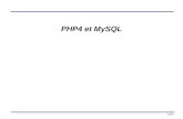 1/154 PHP4 et MySQL. 2/154 Sommaire PARTIE 1 : PHP La programmation en PHP. Des centaines de fonctions détaillées et des exemples expliqués en détail.