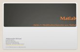 Matlab Atelier 3 : Modélisation financière avec MatLab Abdennabi Khiari Coordonnateur Salle des Marchés Faculté d'administration Université de Sherbrooke.