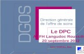 Le DPC ANFH Langudoc Roussillon 20 septembre 2012 Anne DARDEL RH2.