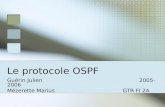 Le protocole OSPF Guérin Julien2005-2006 Mézerette Marius GTR FI 2A.