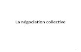 La négociation collective 1. Définition et éléments du conflit Processus engendré par une divergence (dintérêts, de valeurs, dopinions), réelle ou perçue,