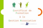 Certificat de Formation à la Gestion Associative.