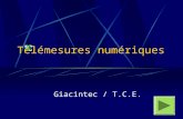 Télémesures numériques Giacintec / T.C.E.. Quest-ce que le numérique ? Numérique signifie codage, Il existe différentes façons de coder, Les plus évidentes.