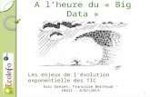 A lheure du « Big Data » Les enjeux de lévolution exponentielle des TIC Eric Drezet, Françoise Berthoud – INS2I – 8/07/2013 1.