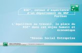 RSE*, retour dexpérience dun département de BNP Paribas Léquilibre au travail, la place du RSE* dans cet enjeu humain et économique *Réseau Social Entreprise.