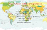 Tour Autour: Retour dexpérience Le Tour en Chiffres Le meilleur et le pire Le Tour par continent La France et les français vus dailleurs Lauberge idéale.