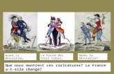 Avant la Révolution… La fusion des trois ordres…Après la Révolution? Que nous montrent ces caricatures? La France a-t-elle changé?