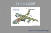 Cliquer pour changer de diapo. L'Airbus A400M sera un avion militaire polyvalent, aussi bien destiné au transport de troupes (hommes et véhicules) qu'aux.