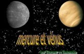 Mercure est à 46 millions km du Soleil. Sa température est à -180°c quand il fait froid mais quand il fait chaud cest de 430°c. Mercure est la première.