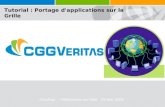Sample Image GeoAzur – Villefranche-sur-Mer - 29 Mai 2009 Tutorial : Portage d'applications sur la Grille.