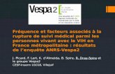 Fréquence et facteurs associés à la rupture de suivi médical parmi les personnes vivant avec le VIH en France métropolitaine : résultats de lenquête ANRS-Vespa2.