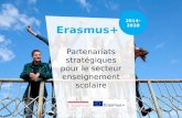 Erasmus+ Partenariats stratégiques pour le secteur enseignement scolaire.