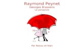 Raymond Peynet Georges Brassens Le parapluie Par Nanou et Stan