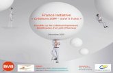 France Initiative « Créateurs 2004 – suivi à 5 ans » Enquête sur les créateurs/repreneurs bénéficiaires dun prêt dhonneur Décembre 2009 Contacts Fabienne.