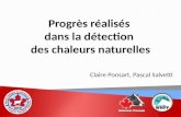 Progrès réalisés dans la détection des chaleurs naturelles Claire Ponsart, Pascal Salvetti.