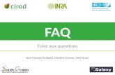 Foire aux questions FAQ Jean-François Dufayard, Marilyne Summo, Felix Homa.