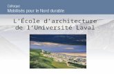 LÉcole darchitecture de lUniversité Laval. Les défis dune Alliance de recherche universités-communautés (ARUC) le cas de lARUC Tetauan Par André Casault,