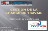 Optimisation de la performance RIVIERE Maxence Préparateur physique FFR 13 Mars 2014; L3 Ouverture.