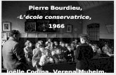 Pierre Bourdieu, Lécole conservatrice, 1966 Joëlle Codina, Verena Muheim, Arnaud Gariépy.