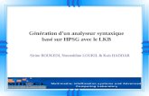 1 Génération dun analyseur syntaxique basé sur HPSG avec le LKB Sirine BOUKEDI, Noureddine LOUKIL & Kais HADDAR.