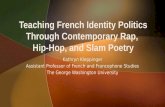 Kathryn Kleppinger Assistant Professor of French and Francophone Studies The George Washington University.