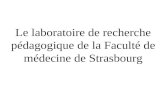 Le laboratoire de recherche pédagogique de la Faculté de médecine de Strasbourg.