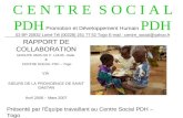 C E N T R E S O C I A L PDH Promotion et Développement Humain PDH 02 BP 20832 Lomé Tél (00228) 251 77 52 Togo E-mail : centre_social@yahoo.fr RAPPORT DE.