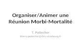 Organiser/Animer une Réunion Morbi-Mortalité T. Pottecher thierry.pottecher@chru-strasbourg.fr.