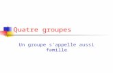 Quatre groupes Un groupe sappelle aussi famille. Le groupe 18 ou VIII He, Ne, Ar… Le groupe (ou la famille) des gaz rares. Un exemple : Latome de néon.