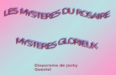Diaporama de Jacky Questel Les mystères de gloire ne peuvent être vécus par nous que dans une foi plénière, une foi bienheureuse, contemplative, car.
