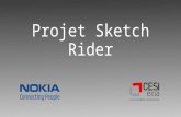Projet Sketch Rider. Sommaire 1 Equipe 5 Architecture 2 Rappel du besoin 6 Démonstration 3 Idée générale 7 Communication 4 Outils et technologies 8 Conclusions.